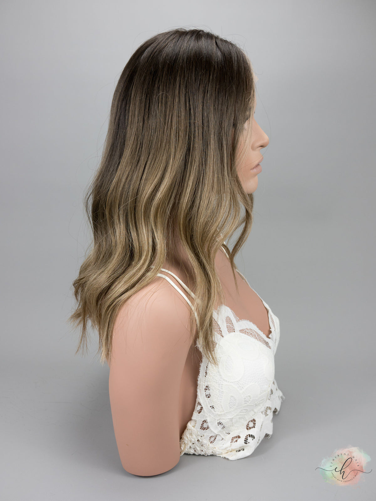 “TIANA" Premium Wig: Lace Top, Sz. S, 18-19"