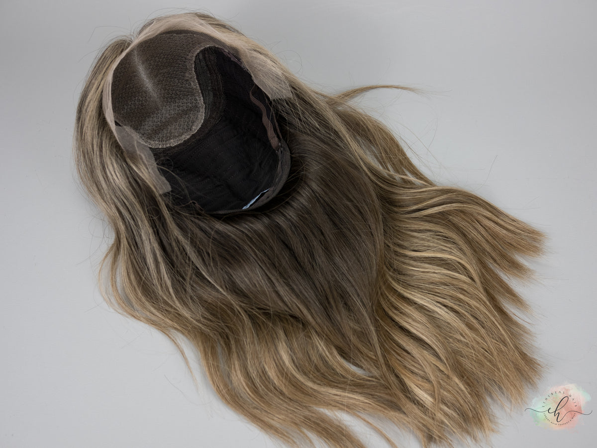 “TIANA" Premium Wig: Lace Top, Sz. S, 18-19"