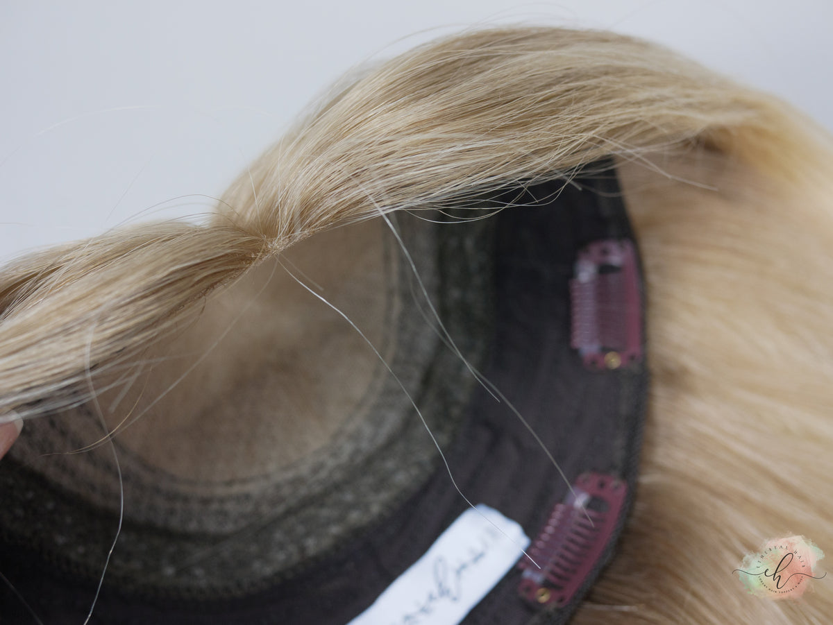 NEW CAP DESIGN “DARLENE" Premium Topper: UltraLite Silk Top, 8x8, 16"