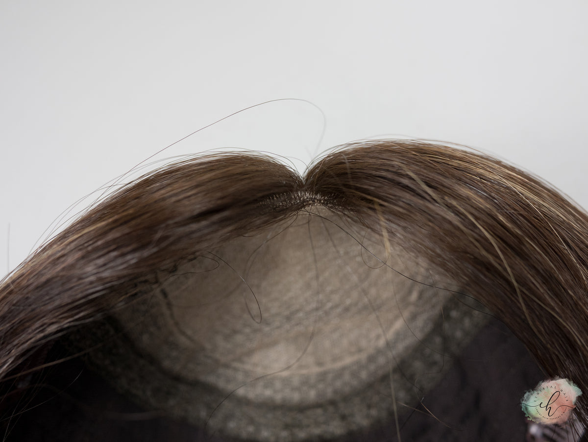 NEW CAP DESIGN “KAYLIE" Premium Topper: UltraLite Silk Top, 8x8, 18-19"