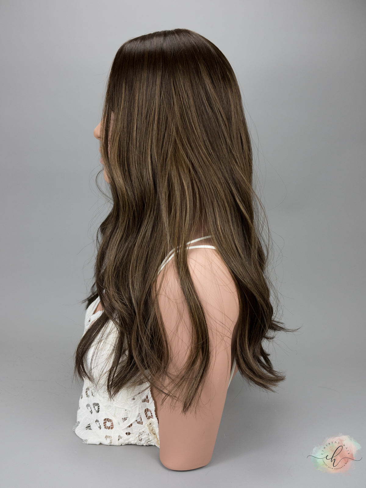 “LUNA BALAYAGE" Premium Topper: Silk Top, 8x8, 21-22"