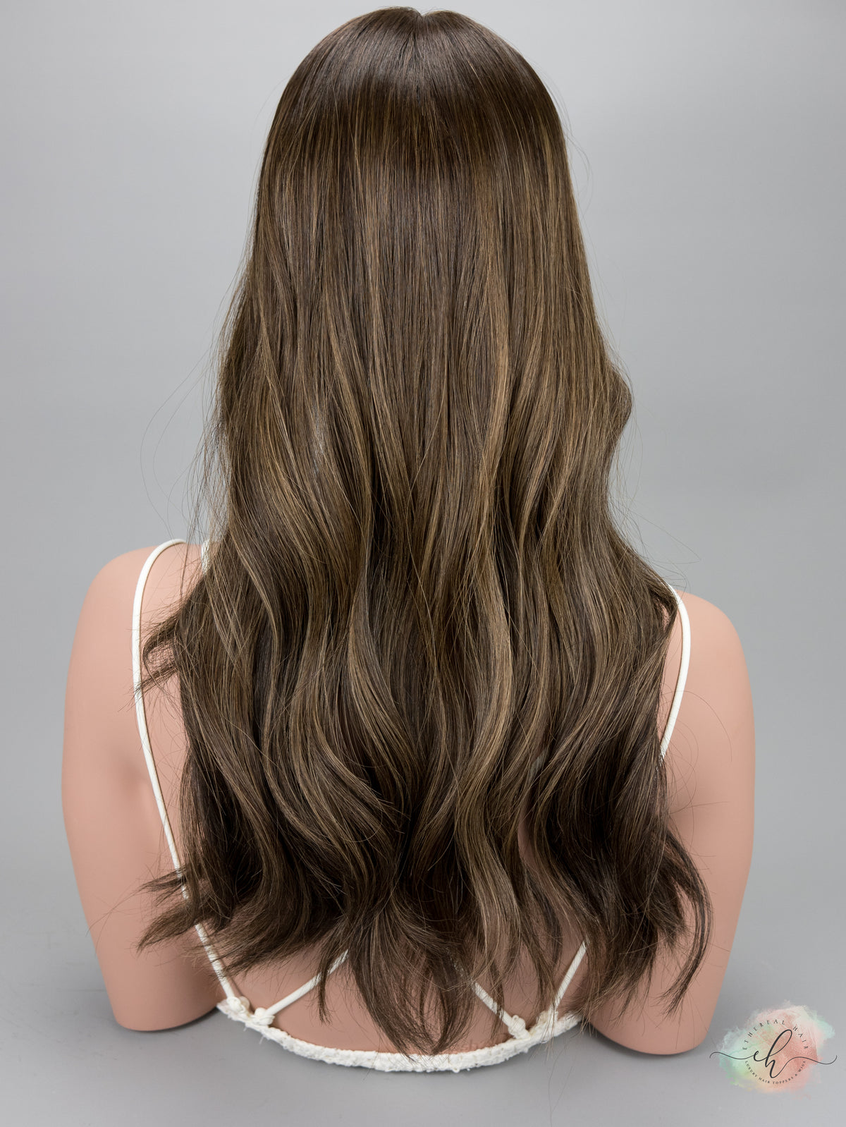 “LUNA BALAYAGE" Premium Topper: Silk Top, 8x8, 21-22"