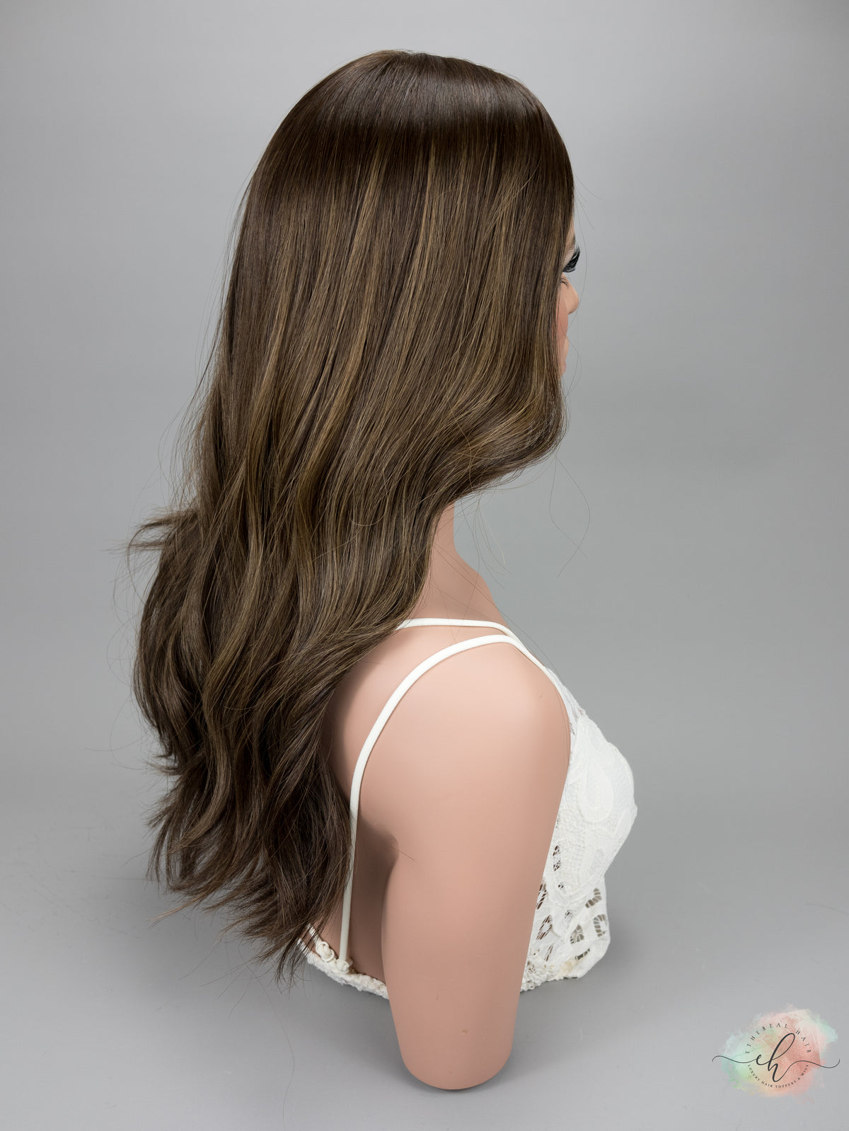 “LUNA BALAYAGE" Premium Topper: Silk Top, 8x8, 21-22"