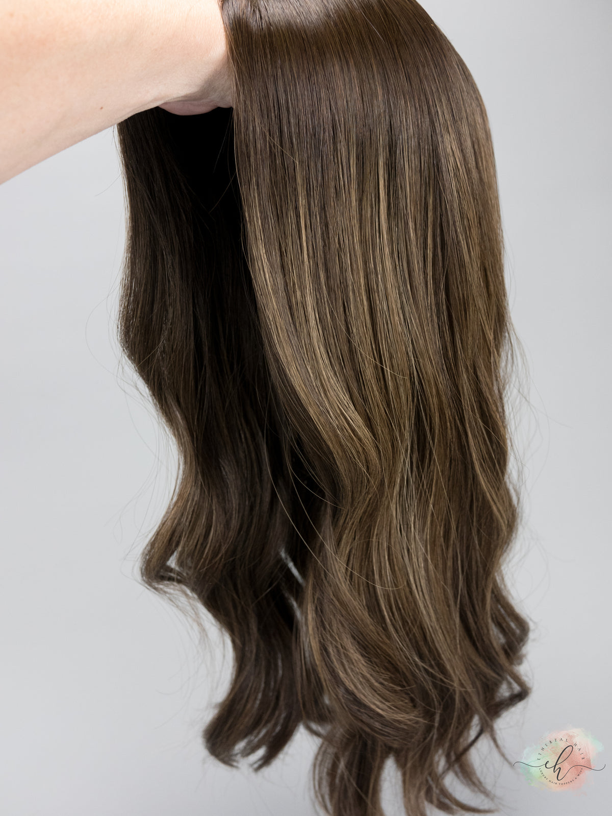 “LUNA BALAYAGE" Premium Topper: Silk Top, 8x8, 21-22"