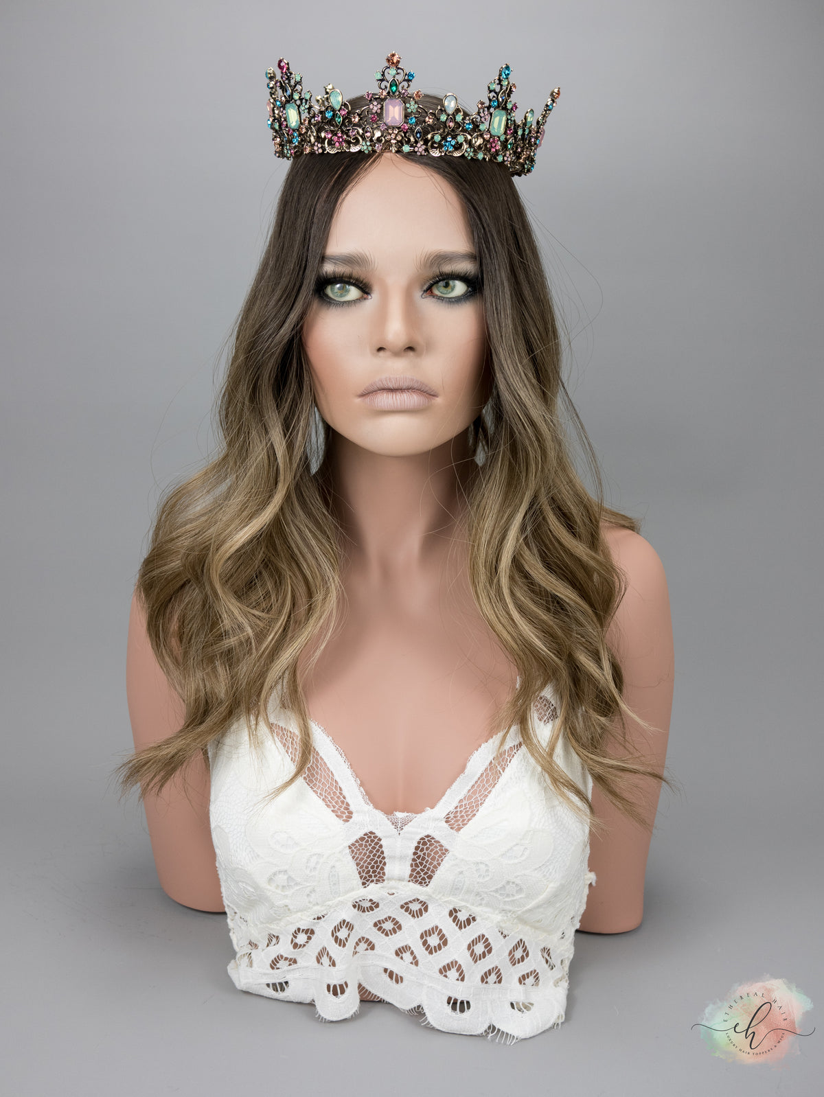 “TIANA" Premium Topper: Silk Top, 9x9, 23"