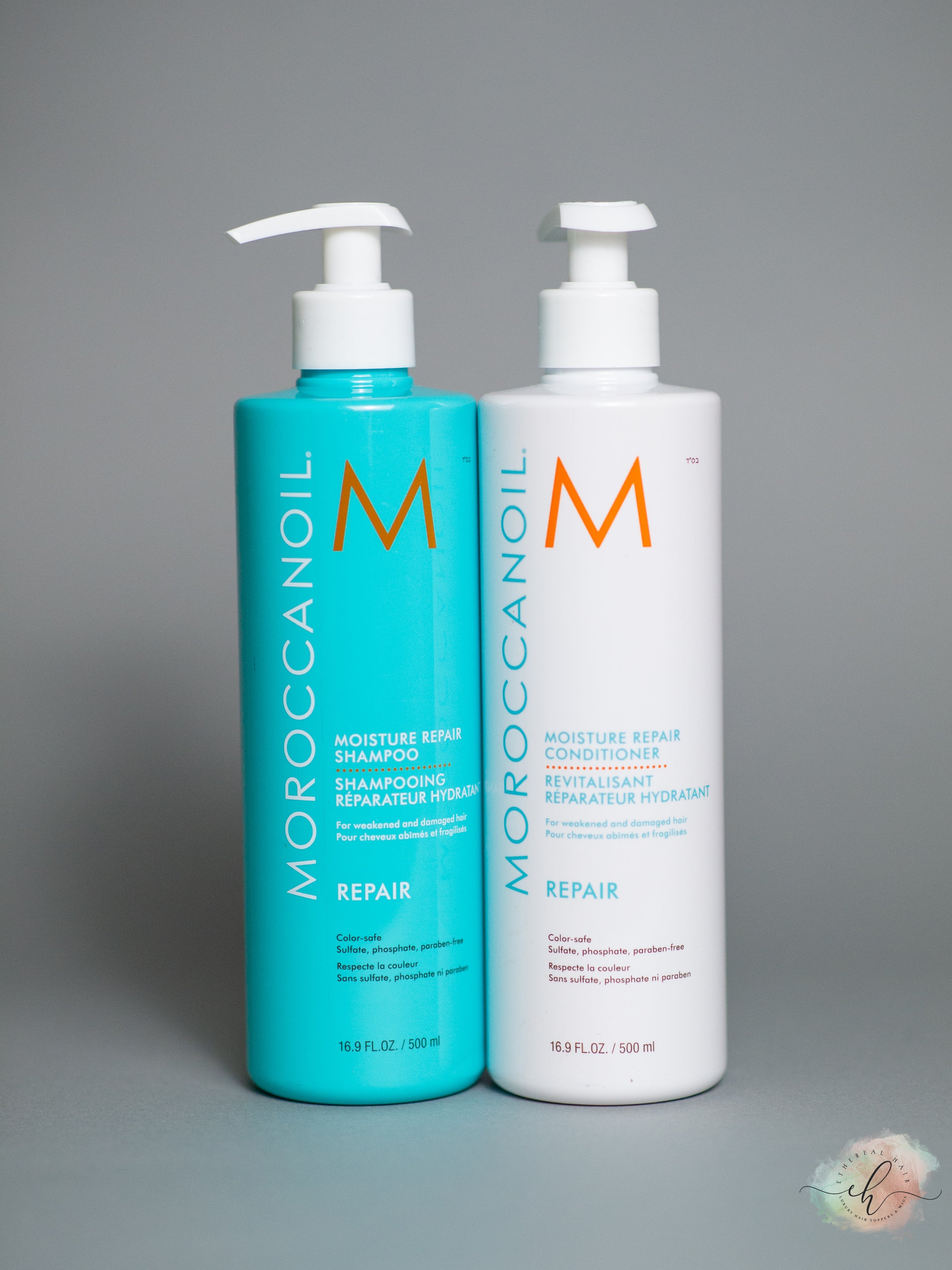 Aktiver Indeholde At give tilladelse MOROCCANOIL Repair Shampoo & Conditioner Duo - ETHEREAL HAIR