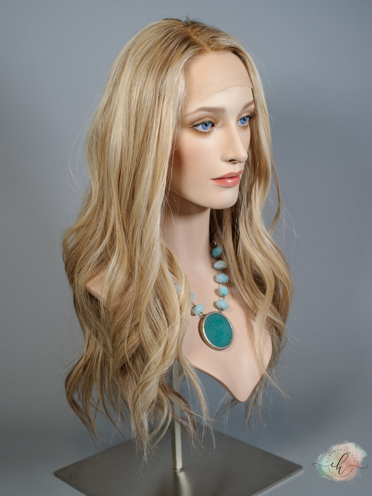 &quot;EVA&quot; Premium Wig: Lace Top, Sz. M, 26&quot;