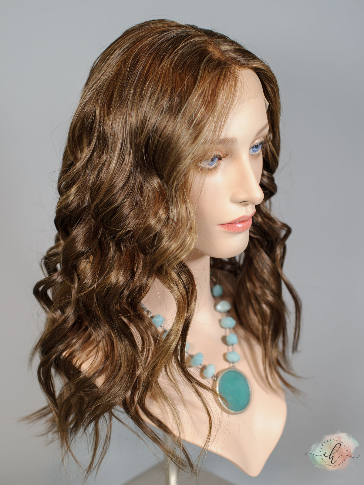 "WHAT IT TAKES" Exquisite Wig: Lace Top, Sz. S/M, 22"