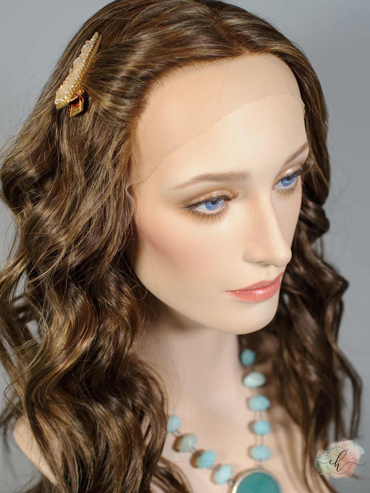"WHAT IT TAKES" Exquisite Wig: Lace Top, Sz. S/M, 22"