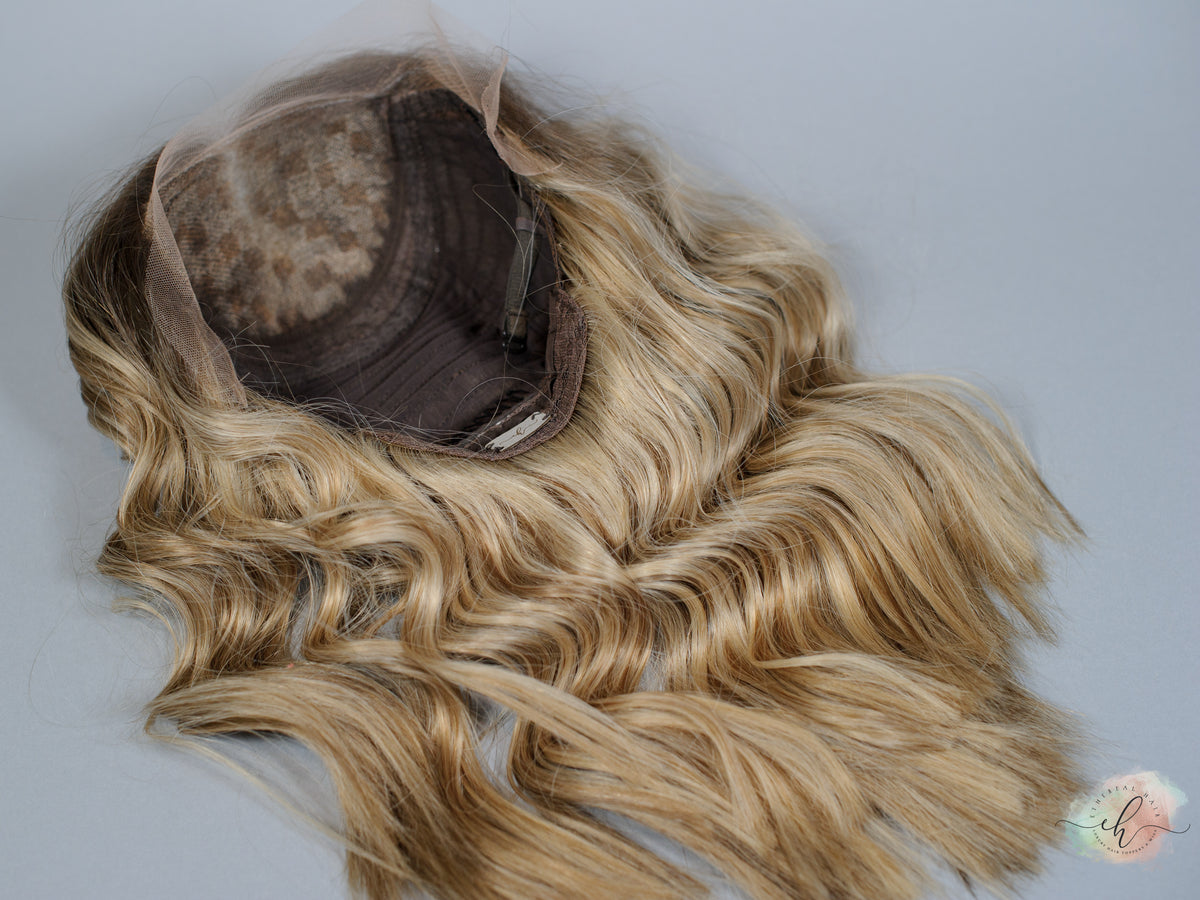 &quot;I CAN &amp; I WILL&quot; Exquisite Wig: Lace Top, Sz. M, 18.5&quot;