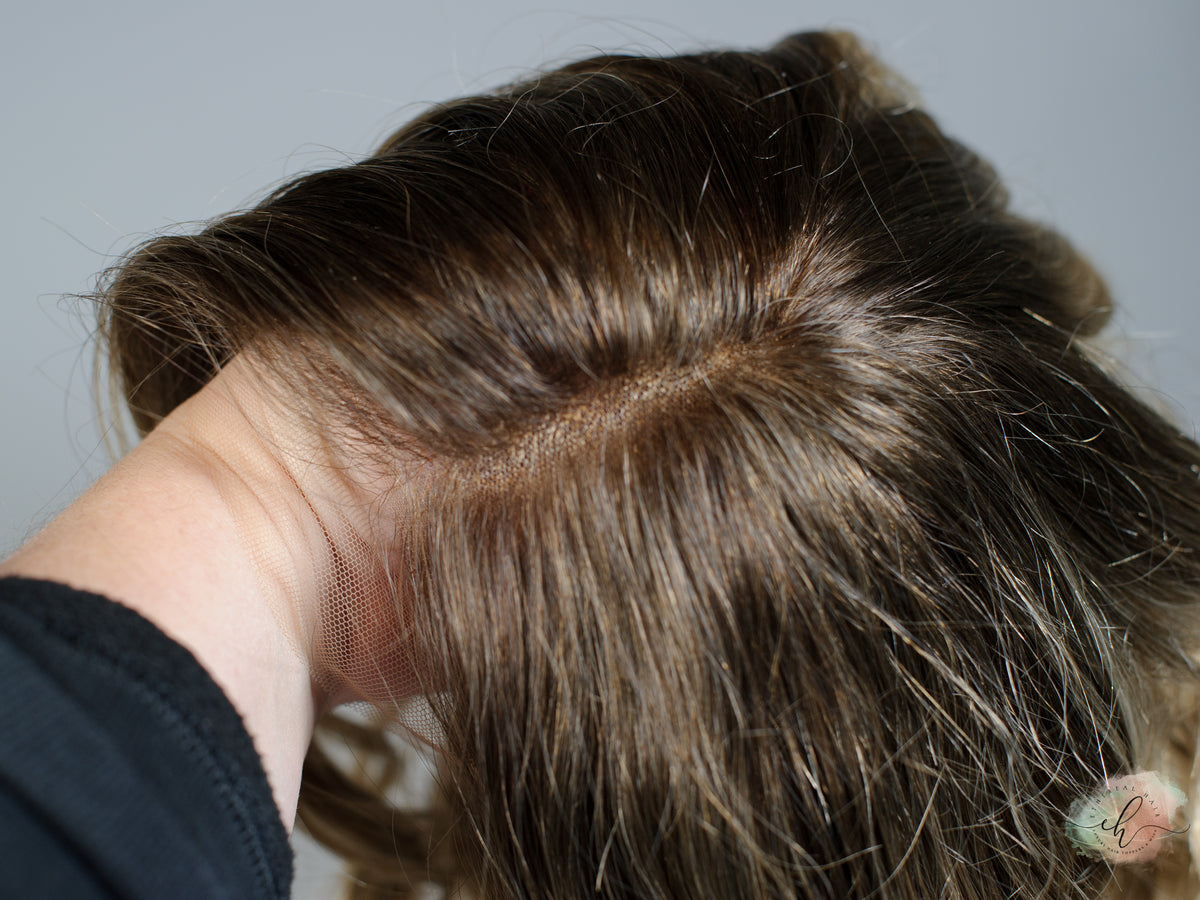 &quot;I CAN &amp; I WILL&quot; Exquisite Wig: Lace Top, Sz. M, 18.5&quot;