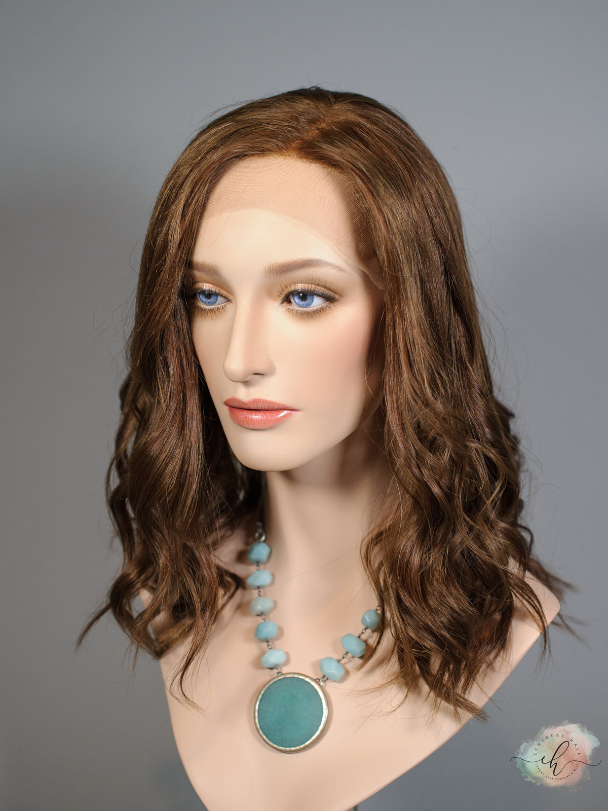 "YOU'RE ON FIRE" Exquisite Wig: Lace Top, Sz. S/M, 18"