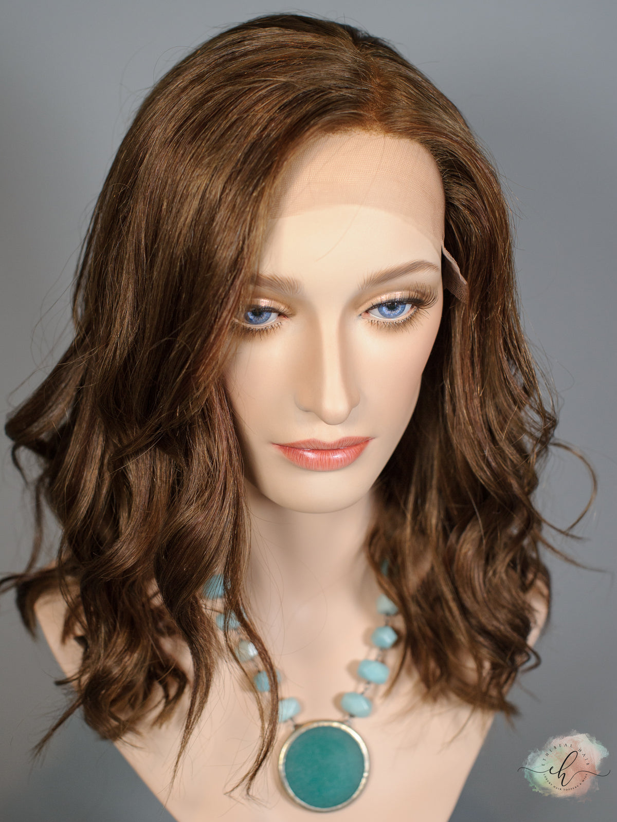 "YOU'RE ON FIRE" Exquisite Wig: Lace Top, Sz. S/M, 18"
