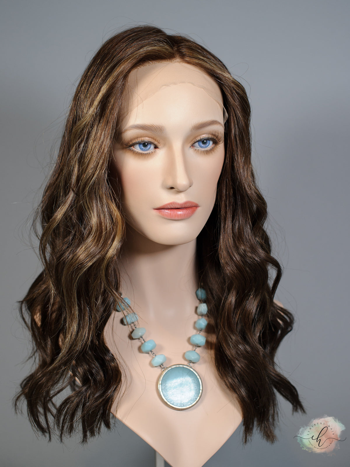 &quot;BE THE VOICE&quot; Exquisite Wig: Lace Top, Sz. M, 21&quot;