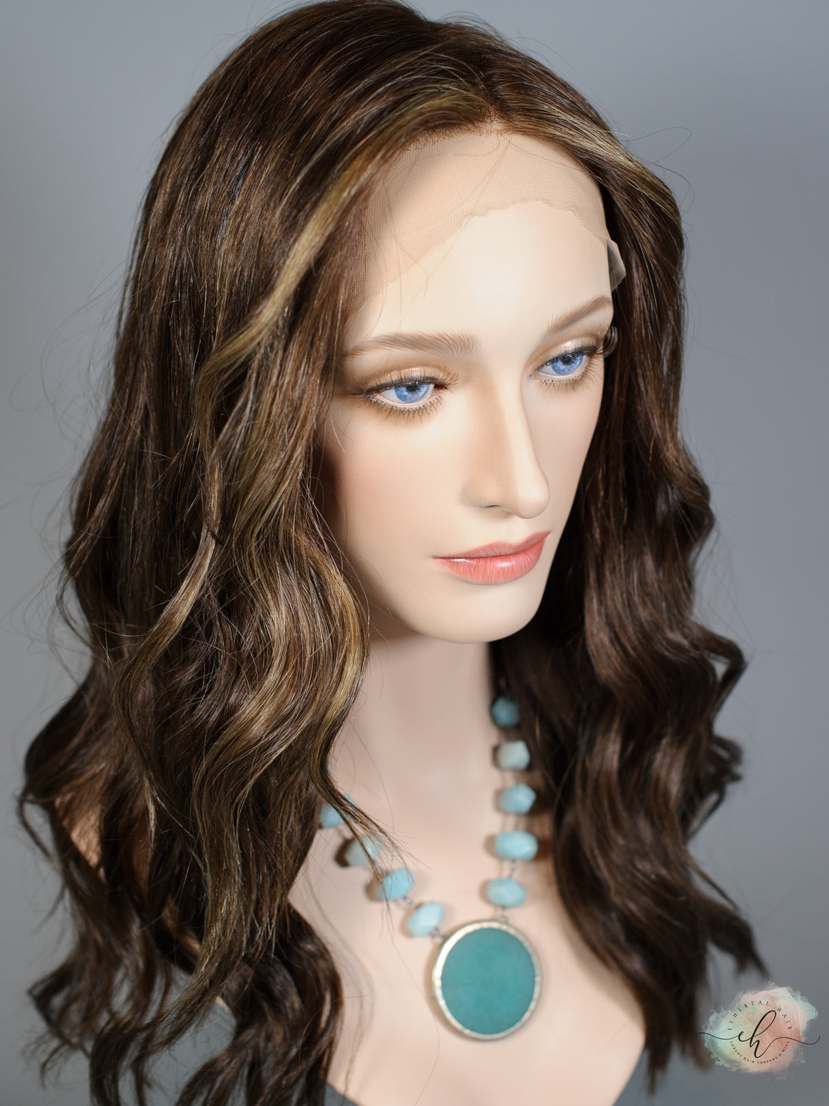 &quot;BE THE VOICE&quot; Exquisite Wig: Lace Top, Sz. M, 21&quot;