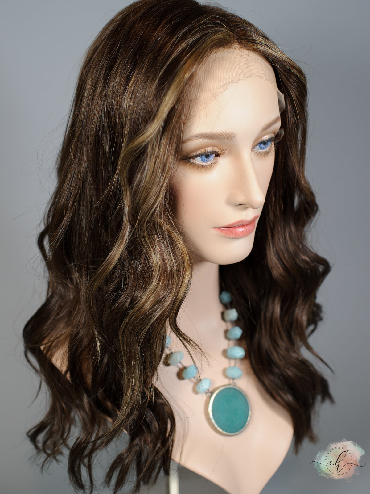 &quot;BE THE VOICE&quot; Exquisite Wig: Lace Top, Sz. M, 21&quot;
