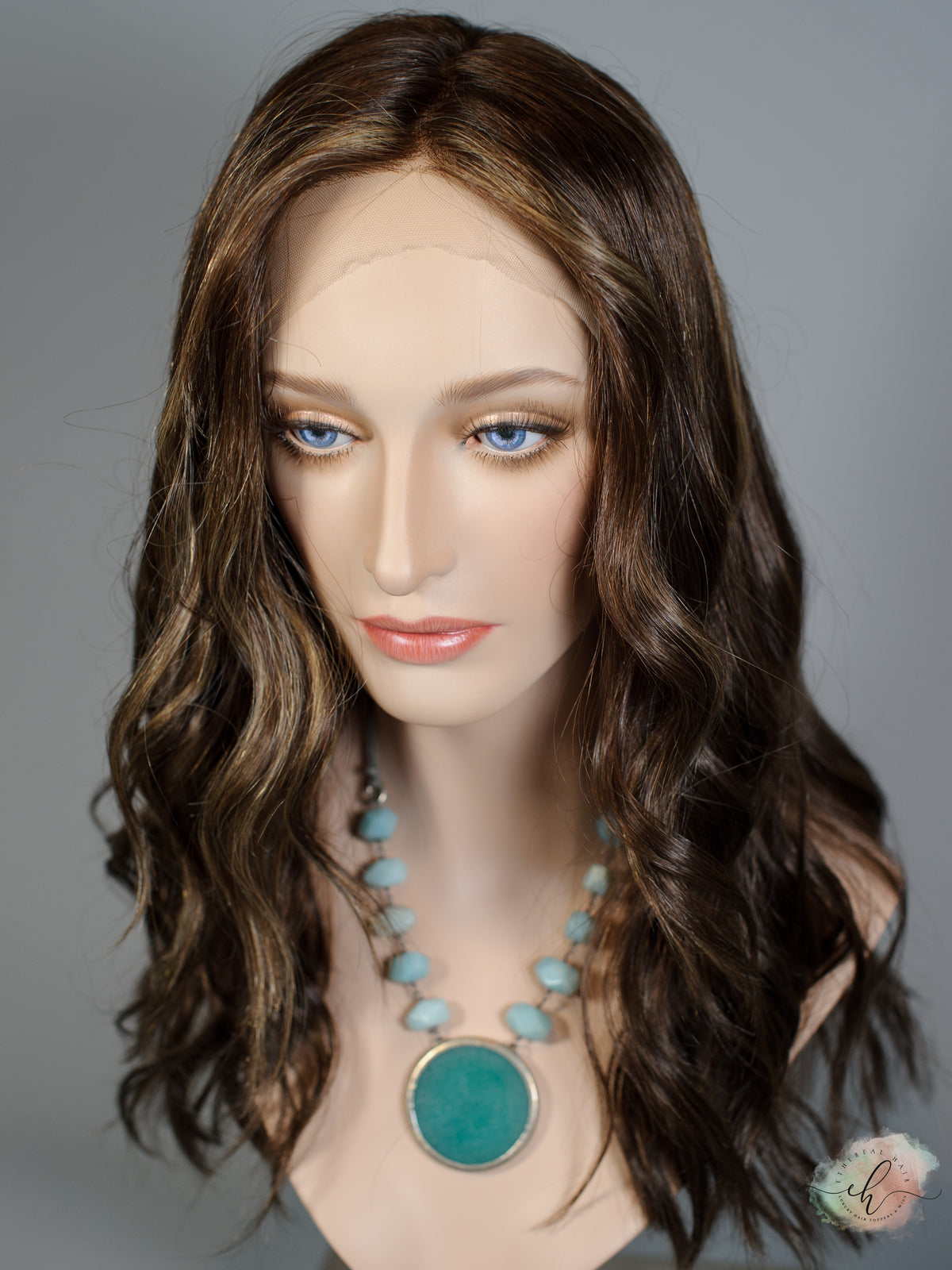 &quot;BE THE VOICE&quot; Exquisite Wig: Lace Top, Sz. M, 21&quot;