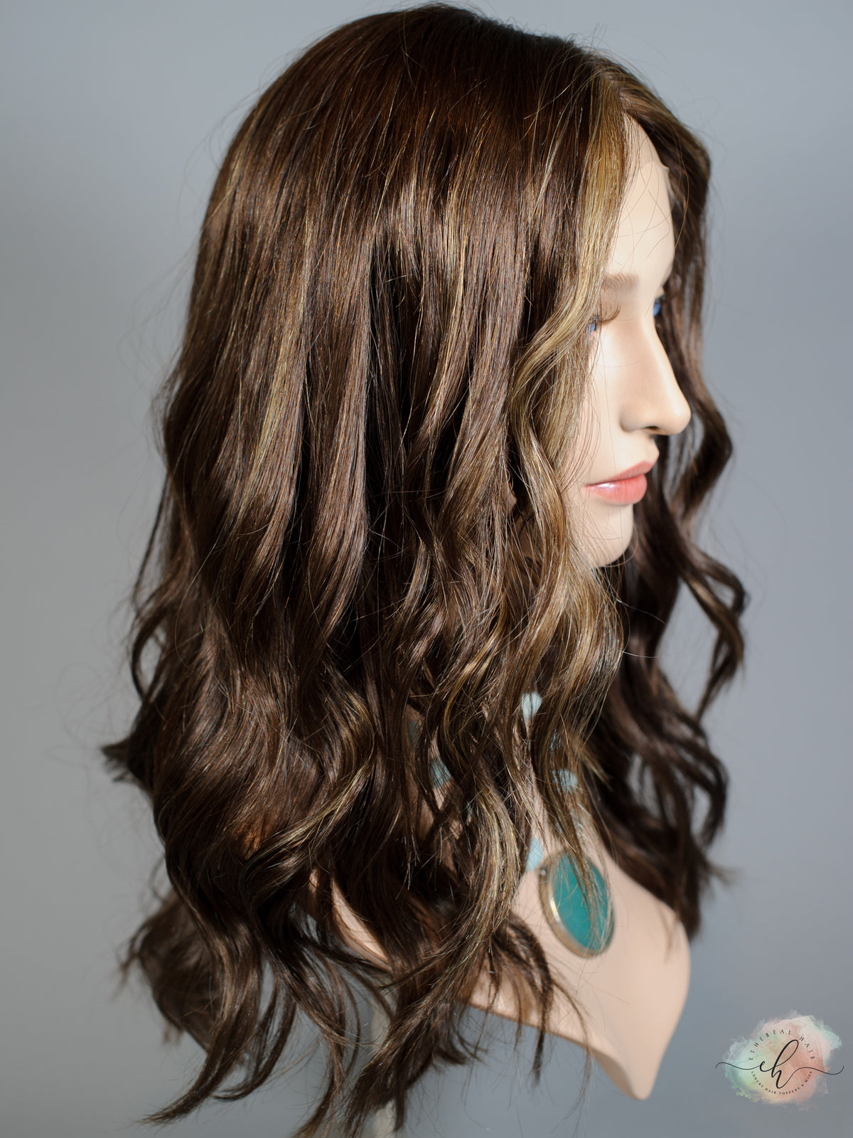 &quot;BE THE VOICE&quot; Exquisite Wig: Lace Top, Sz. M, 21&quot;