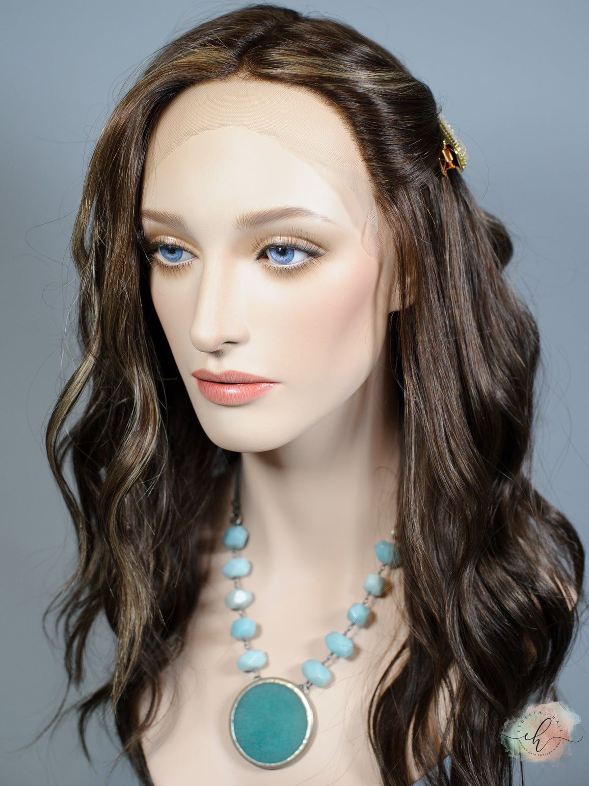 &quot;BE THE VOICE&quot; Exquisite Wig: Lace Top, Sz. M, 21&quot;
