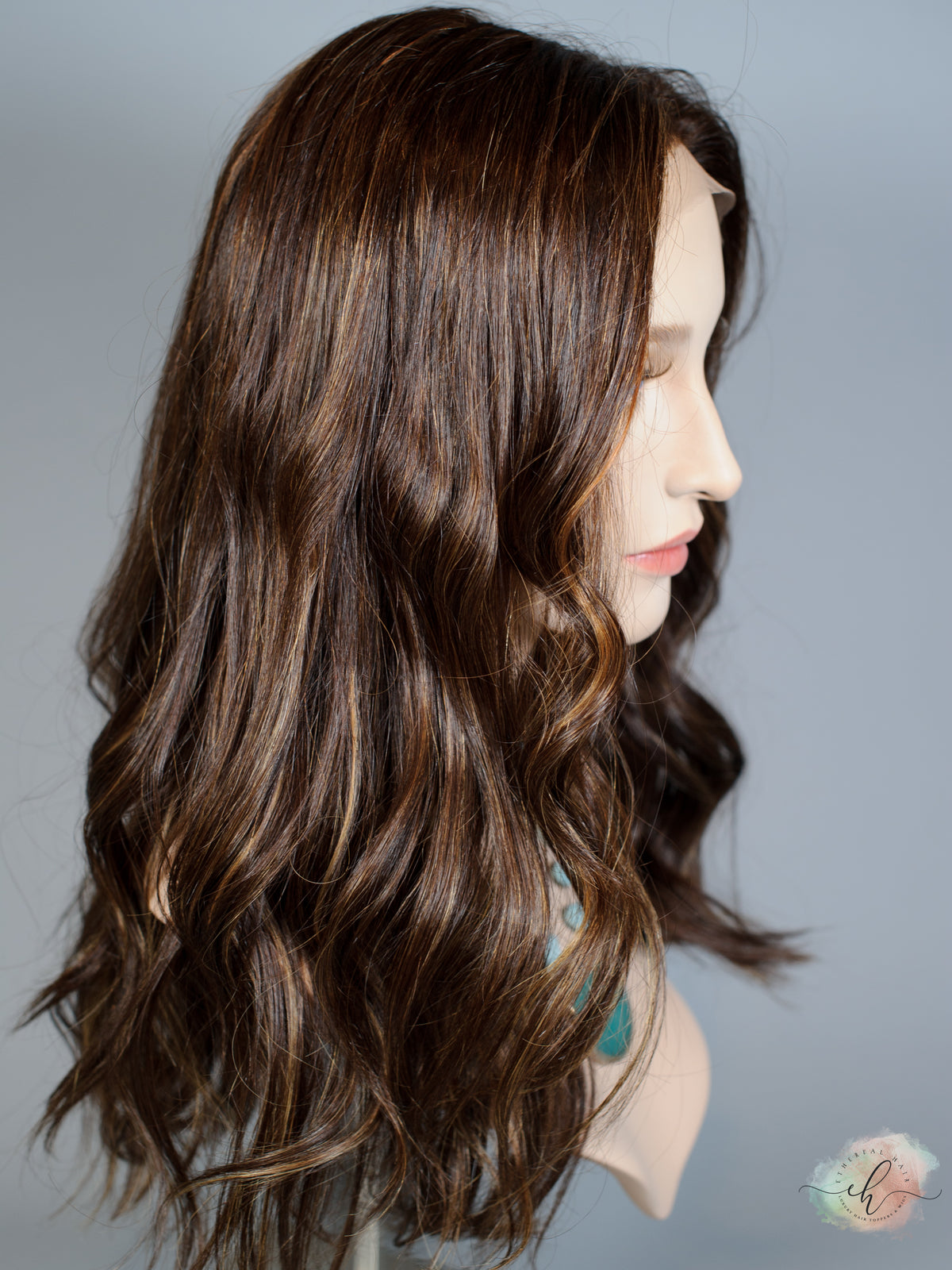 "SPITFIRE" Exquisite Wig: Lace Top, Sz. M/L, 19"