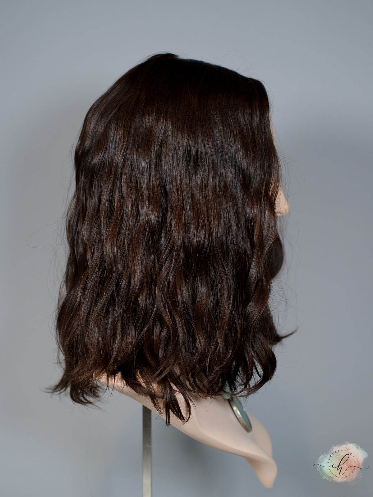 &quot;LUNA&quot; Premium Topper: Silk Top, 8x8, 14-16&quot;, Loose Wave