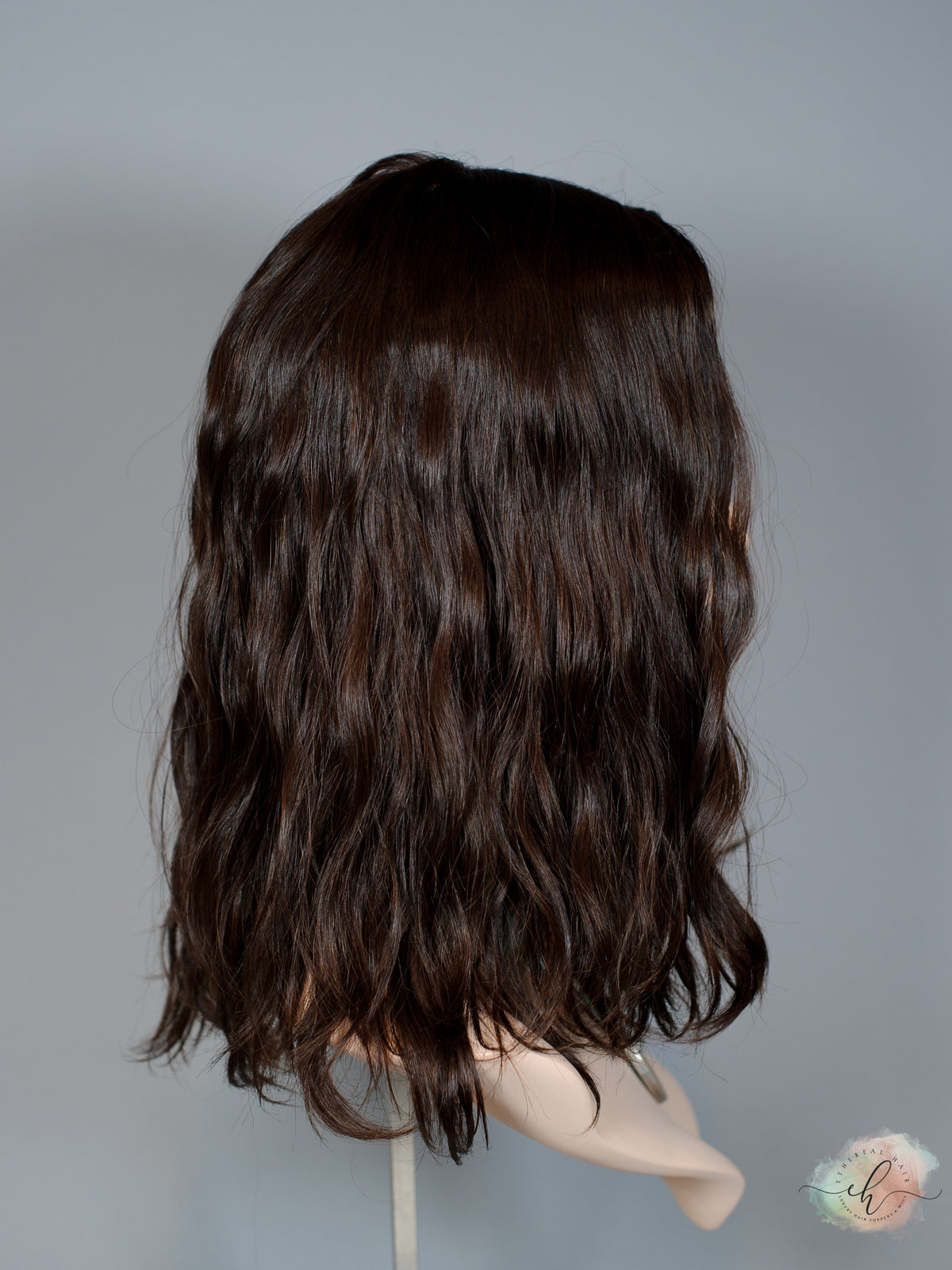 &quot;LUNA&quot; Premium Topper: Silk Top, 8x8, 14-16&quot;, Loose Wave