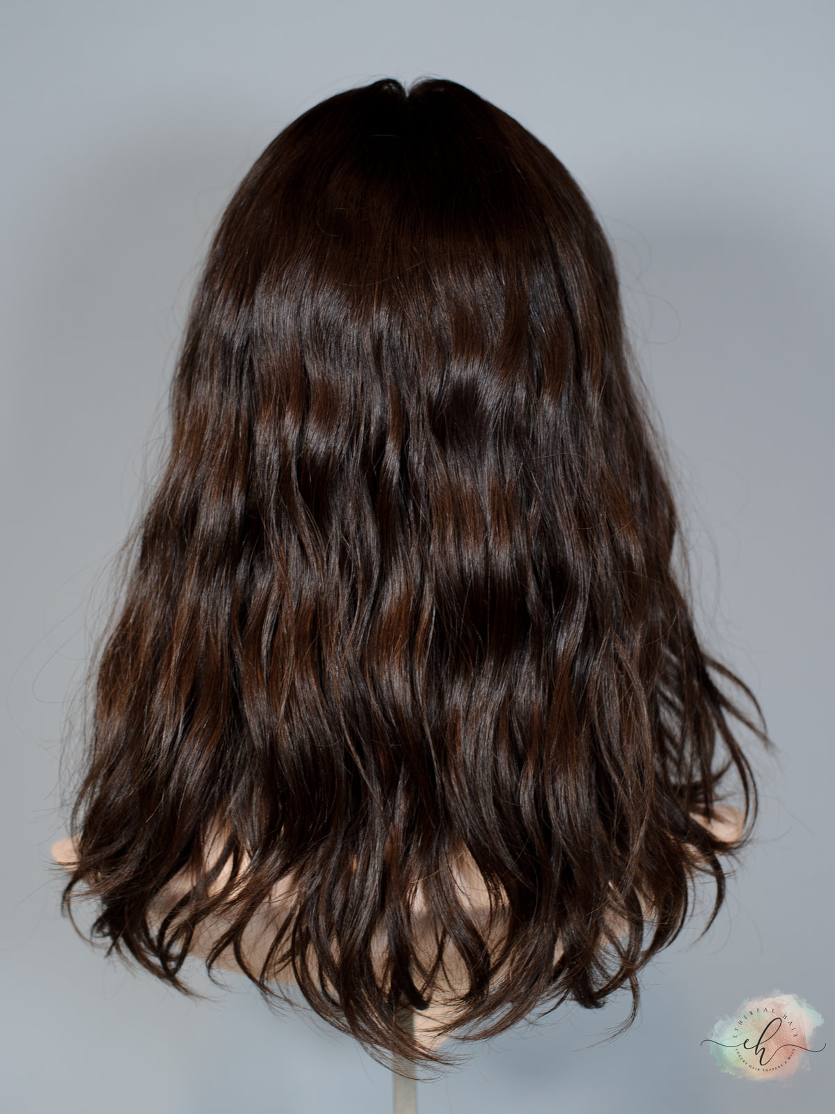 &quot;LUNA&quot; Premium Topper: Silk Top, 8x8, 14-16&quot;, Loose Wave