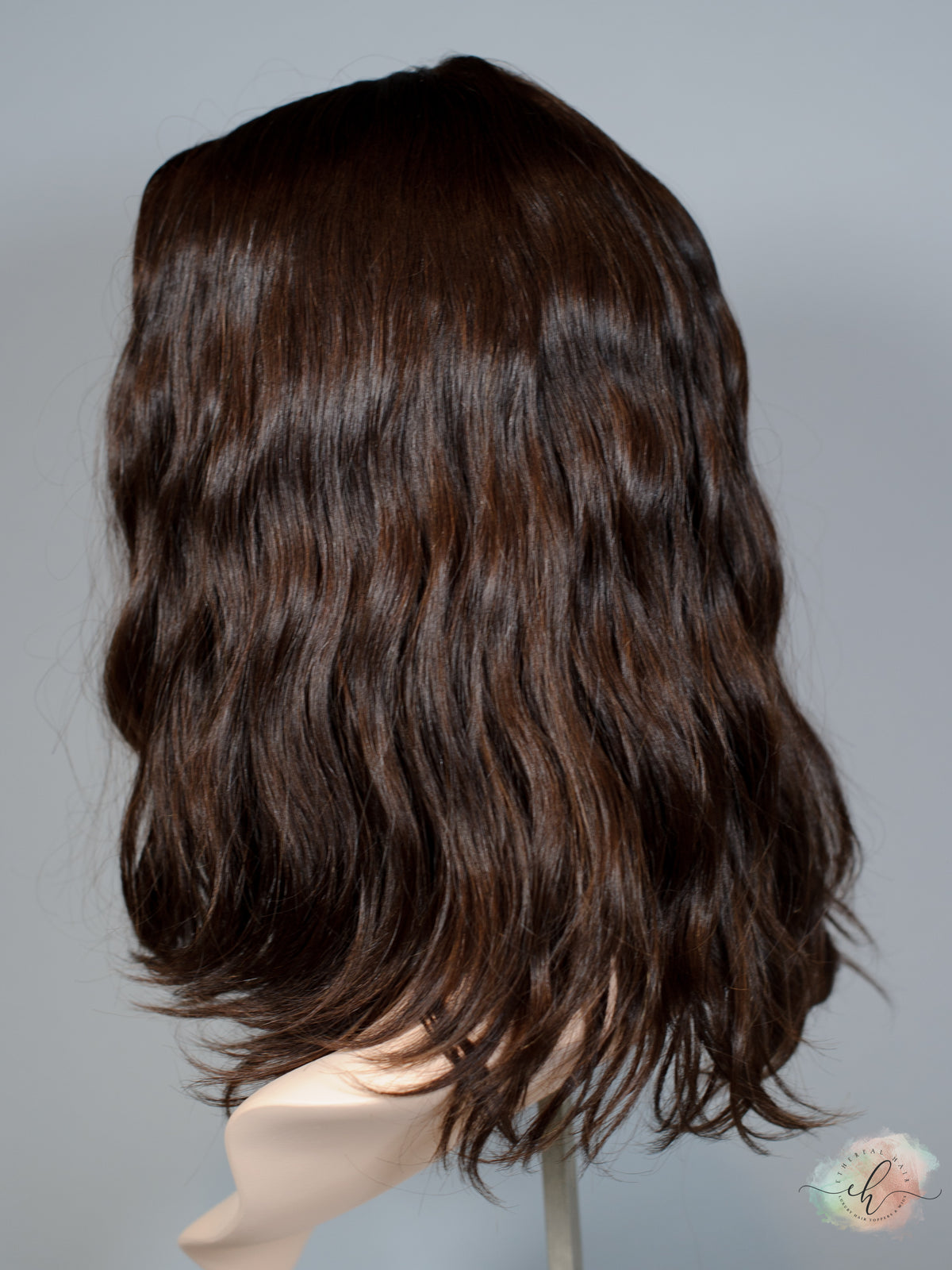 &quot;LUNA&quot; Premium Topper: Silk Top, 8x8, 14-16&quot;, Loose Wave