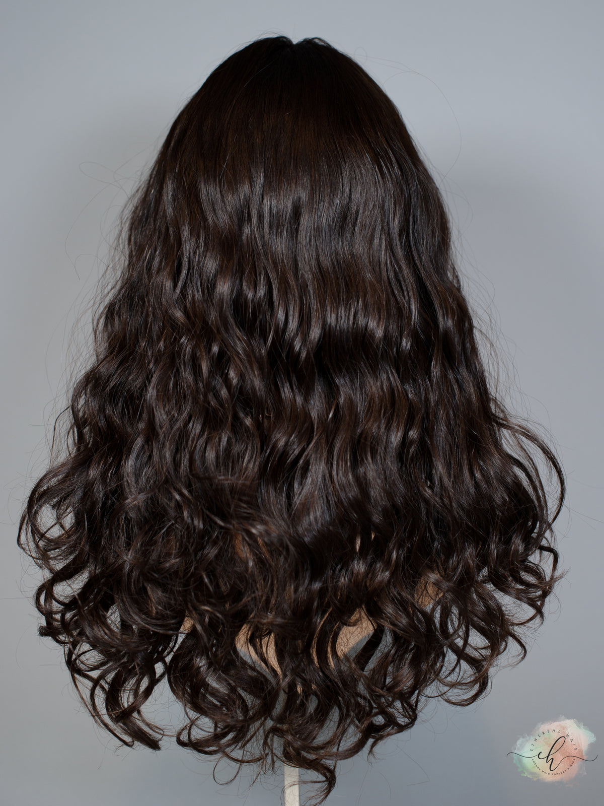 &quot;LARK&quot; Premium Topper: Silk Top, 9x9, 18-20&quot;, Curly