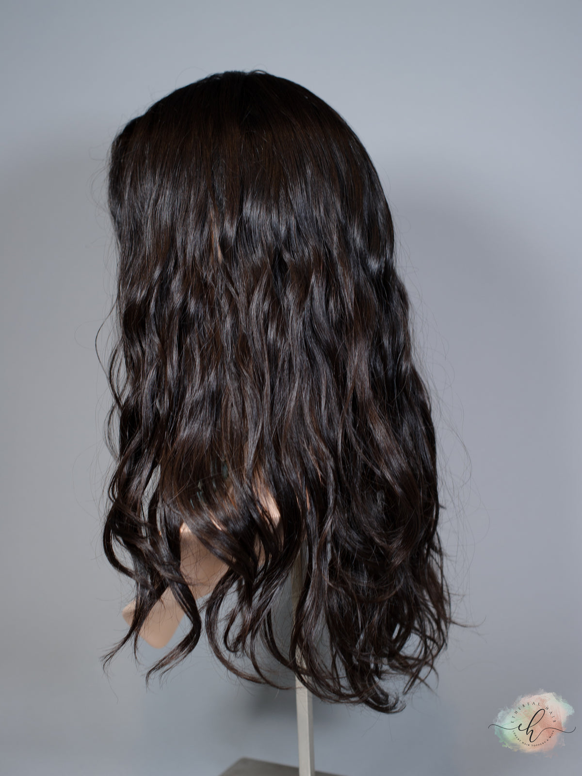 "RHIANNON" Premium Topper: Silk Top, 9x9, 18-21", Wavy