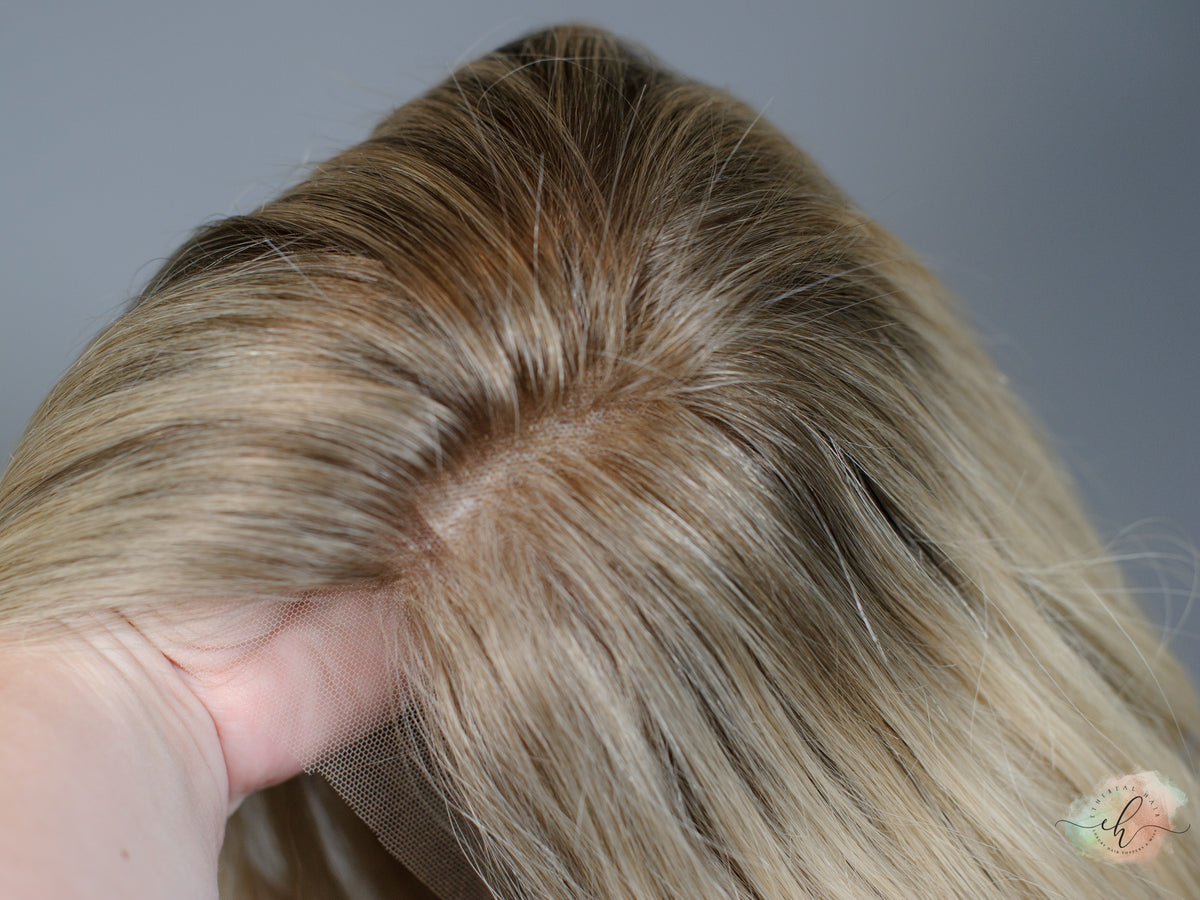 &quot;GWEN&quot; Premium Wig: Lace Top, Sz. S/M, 23&quot;