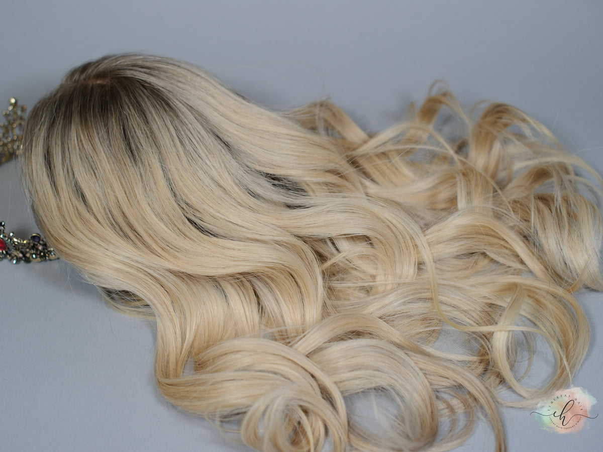 &quot;GWEN&quot; Premium Wig: Lace Top, Sz. S/M, 23&quot;
