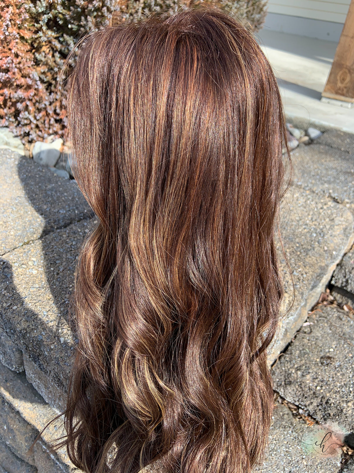 "SPITFIRE" Exquisite Wig: Lace Top, Sz. M/L, 19"