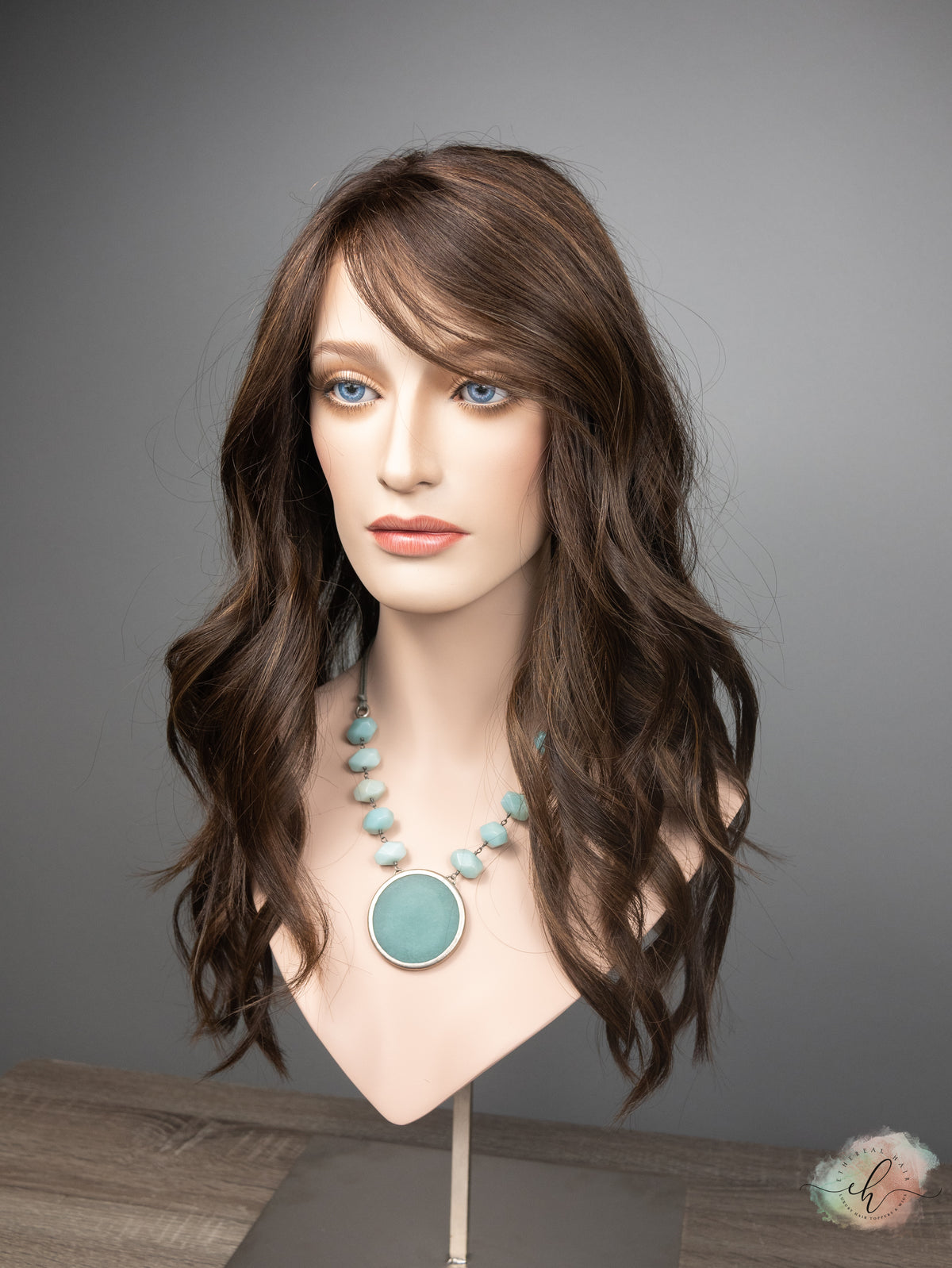 “SAMARA&quot; Premium Wig: Lace Top, Sz. S/M, 22&quot;, Medical Cap