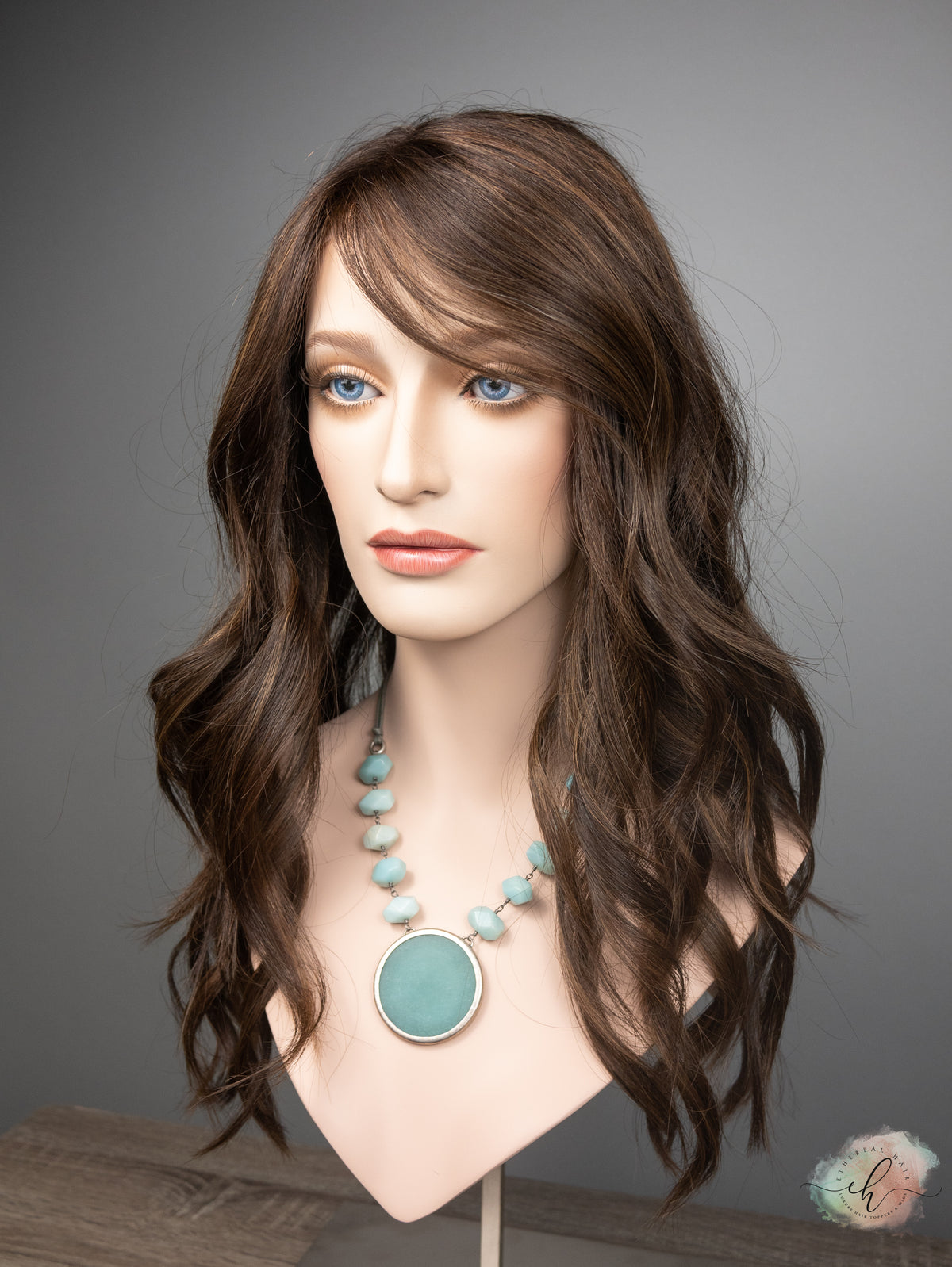 “SAMARA&quot; Premium Wig: Lace Top, Sz. S/M, 22&quot;, Medical Cap