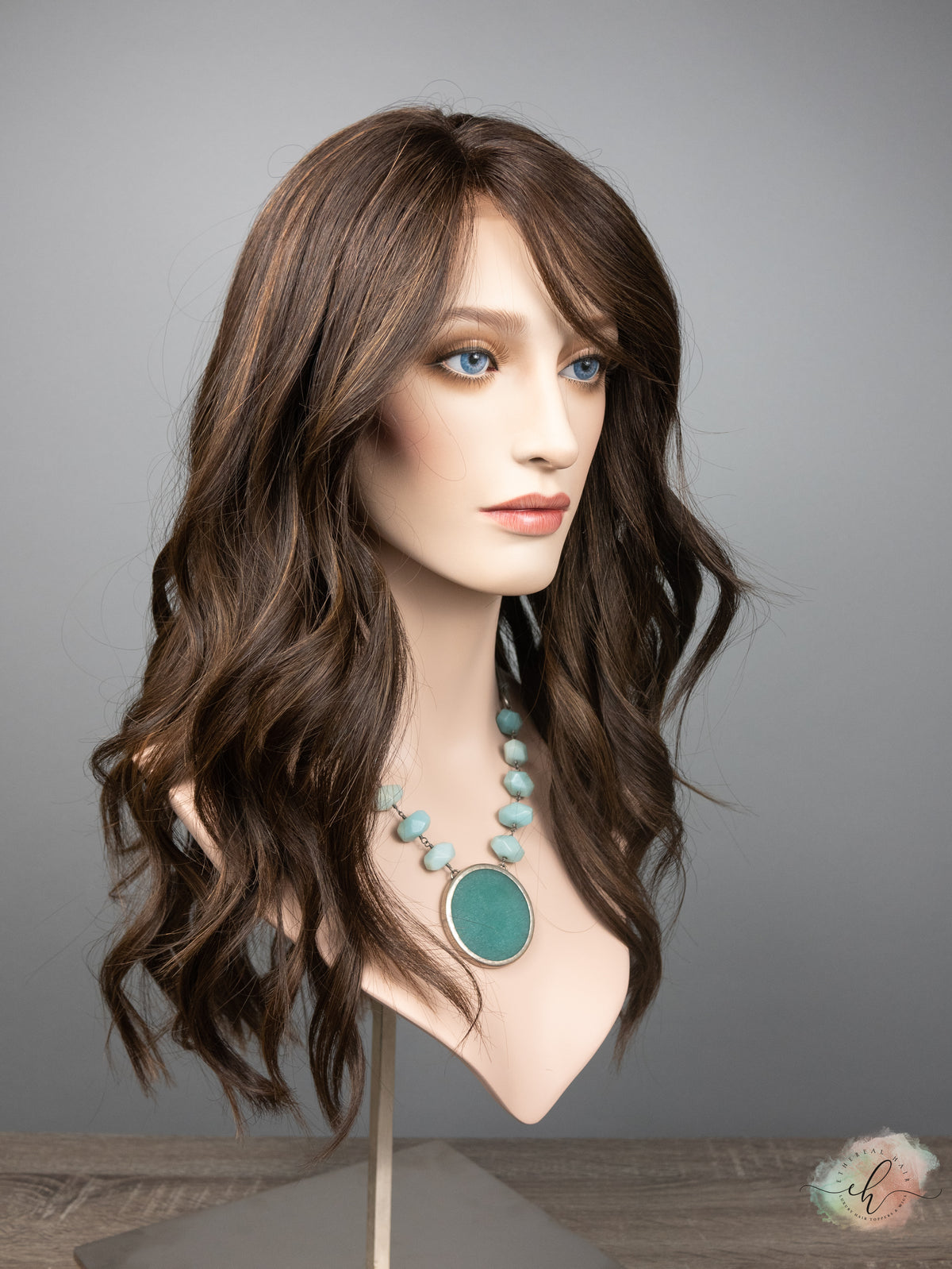 “SAMARA&quot; Premium Wig: Lace Top, Sz. S/M, 22&quot;, Medical Cap