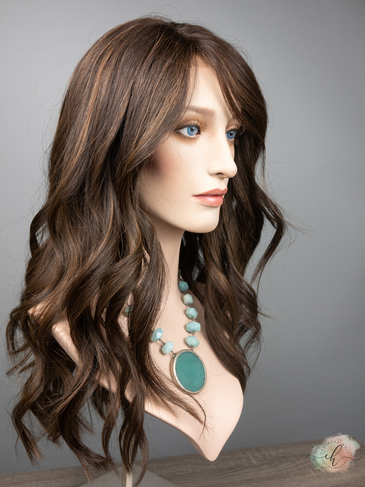 “SAMARA&quot; Premium Wig: Lace Top, Sz. S/M, 22&quot;, Medical Cap