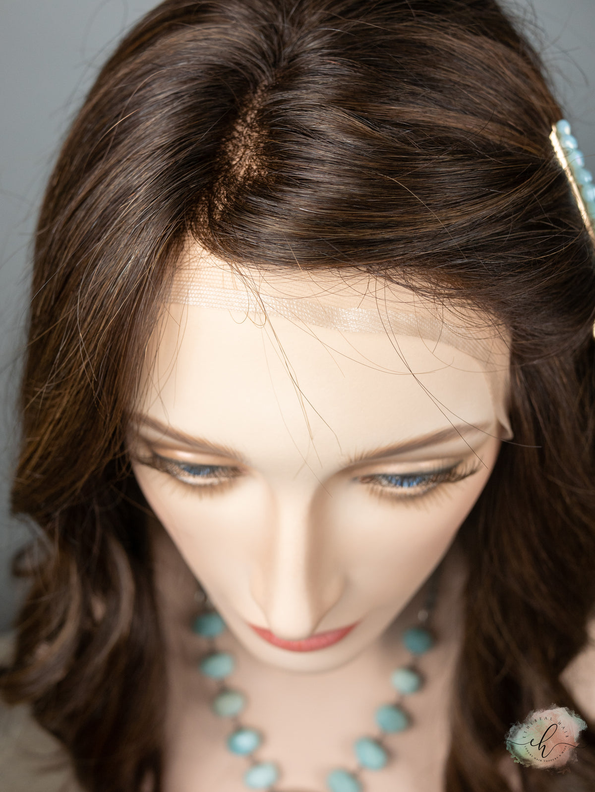 “SAMARA&quot; Premium Wig: Lace Top, Sz. S/M, 22&quot;, Medical Cap