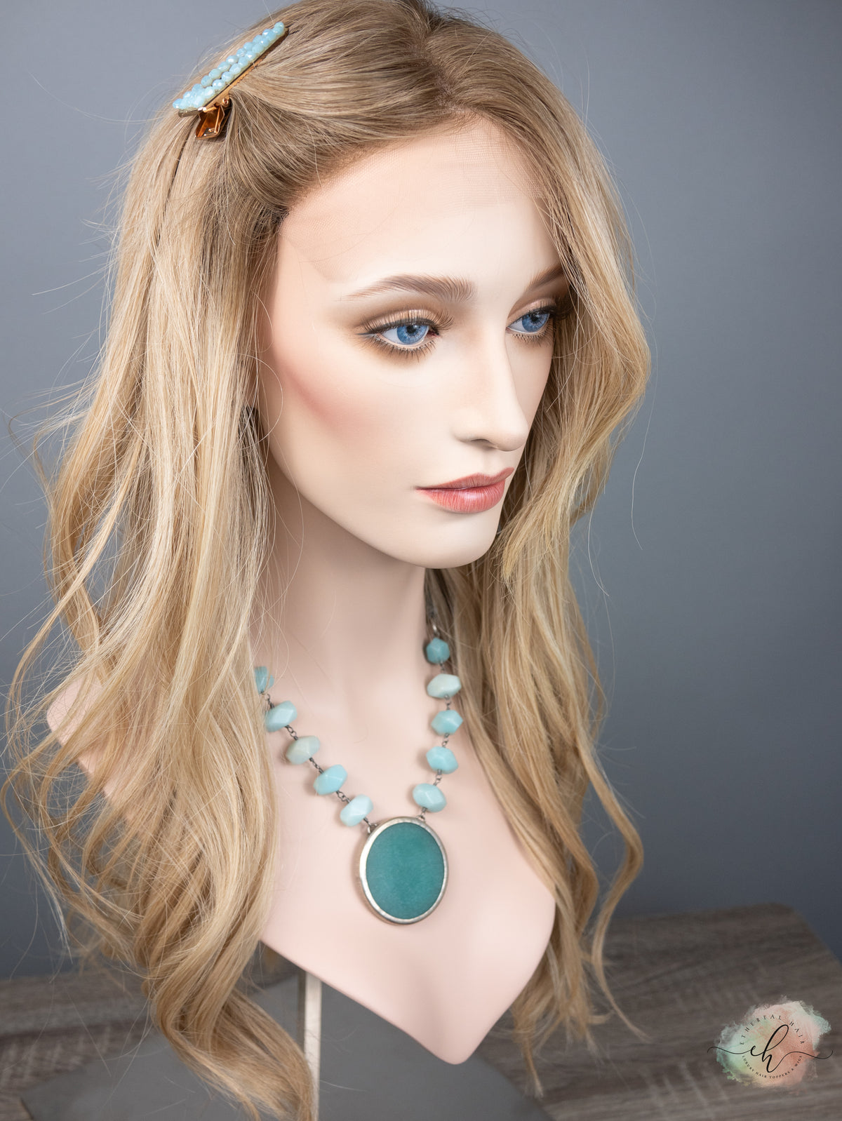 &quot;DEE&quot; Premium Wig: Lace Top, Sz. S/M, 23-24&quot;