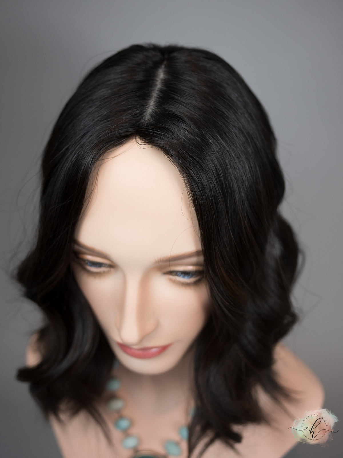 "RAVEN" Premium Topper: Silk Top, 7x7, 14-16", Subtle Caramel Balayage