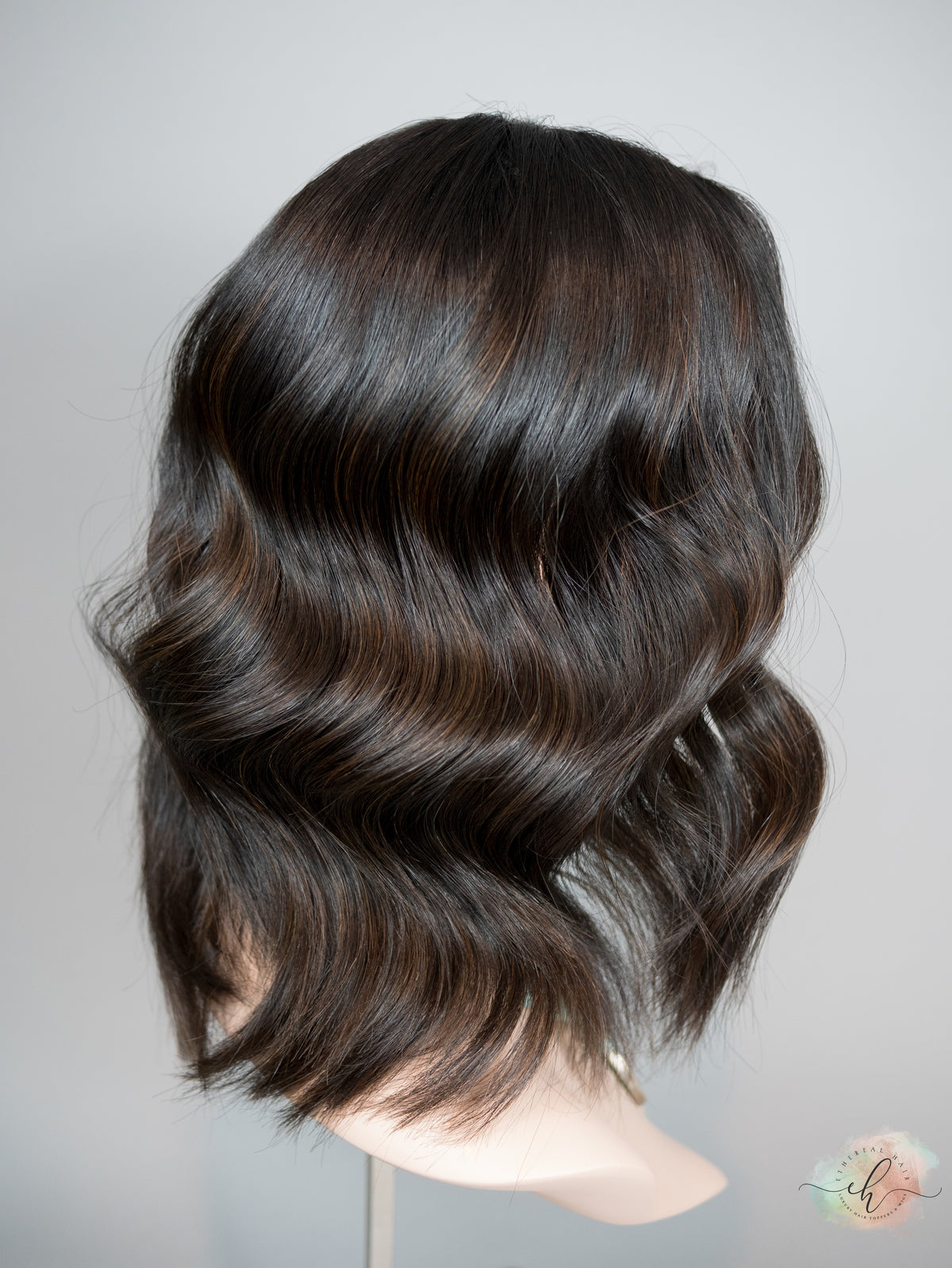 "RAVEN" Premium Topper: Silk Top, 7x7, 14-16", Subtle Caramel Balayage