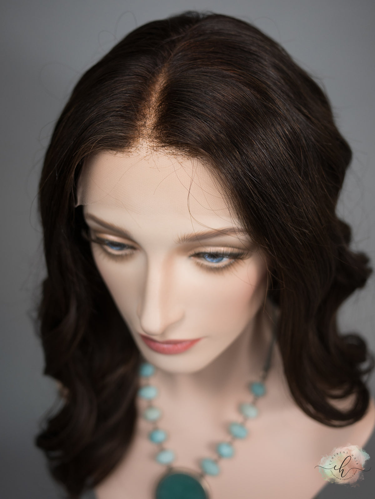 &quot;LUNA&quot; Premium Wig: Lace Top, Sz. M, 22&quot;