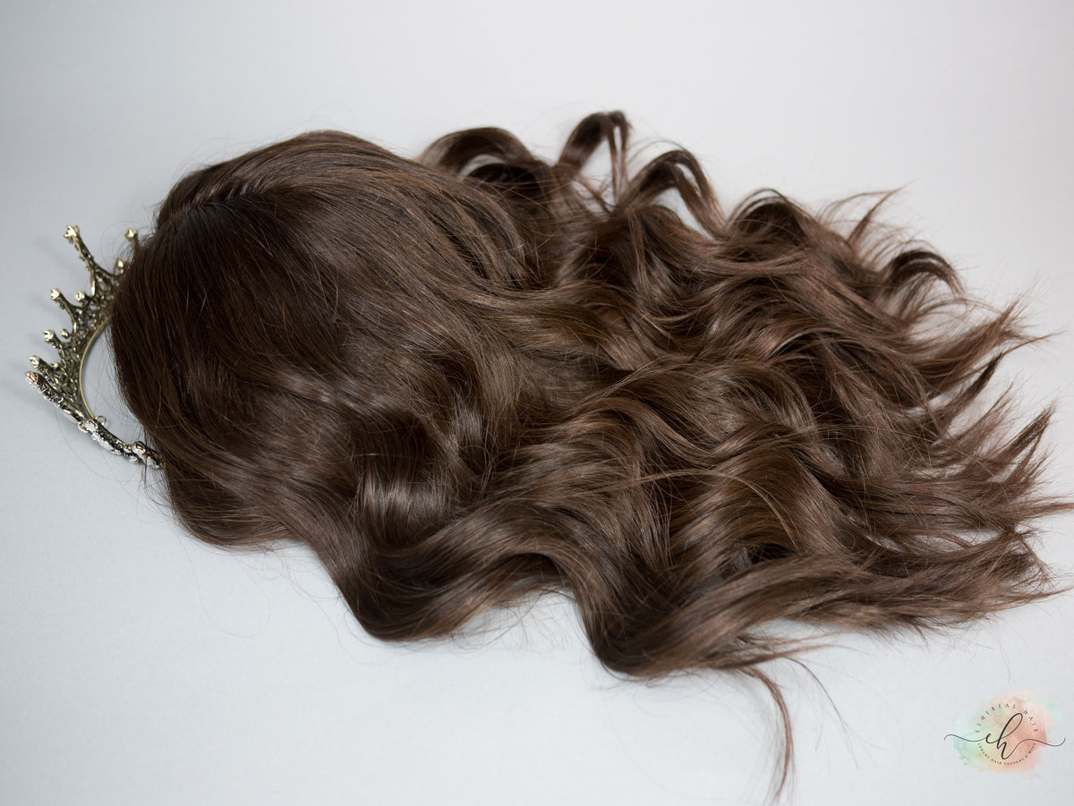 &quot;LUNA&quot; Premium Wig: Lace Top, Sz. M, 22&quot;