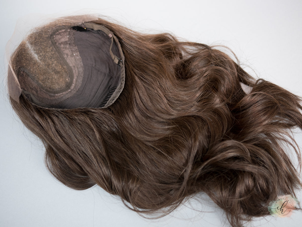 &quot;LUNA&quot; Premium Wig: Lace Top, Sz. M, 22&quot;