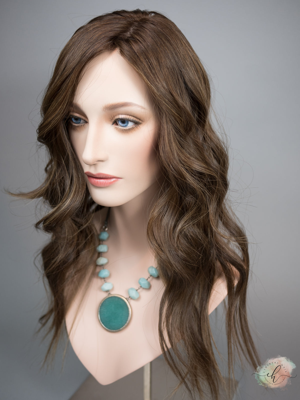 &quot;LENORA&quot; Premium Topper: Silk Top, 9x9, 23&quot;, Fully Handtied