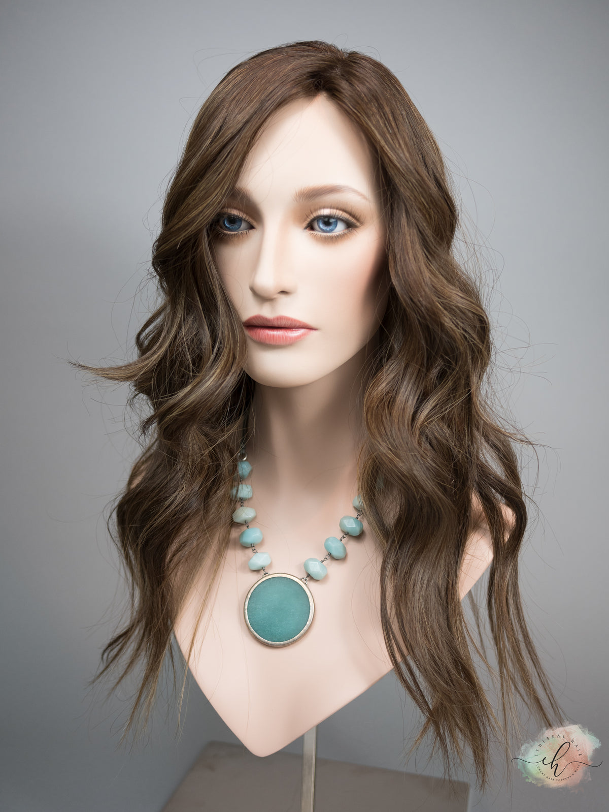 &quot;LENORA&quot; Premium Topper: Silk Top, 9x9, 23&quot;, Fully Handtied