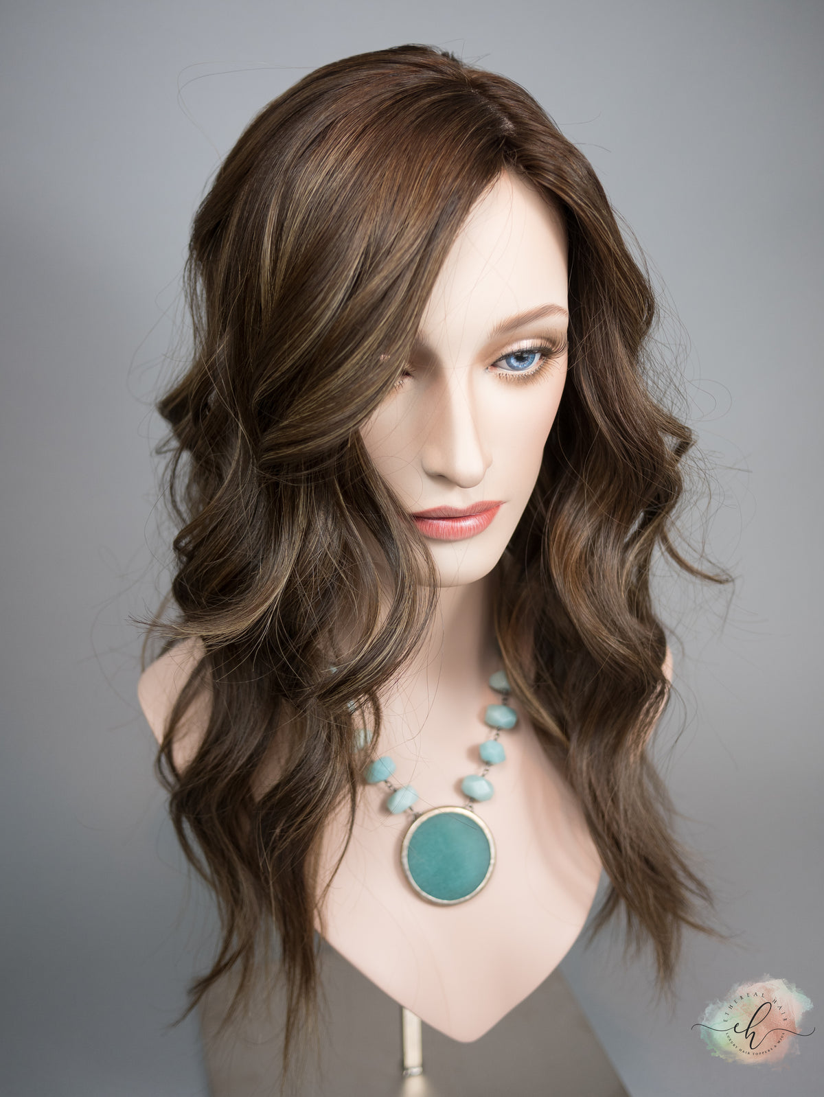 &quot;LENORA&quot; Premium Topper: Silk Top, 9x9, 23&quot;, Fully Handtied