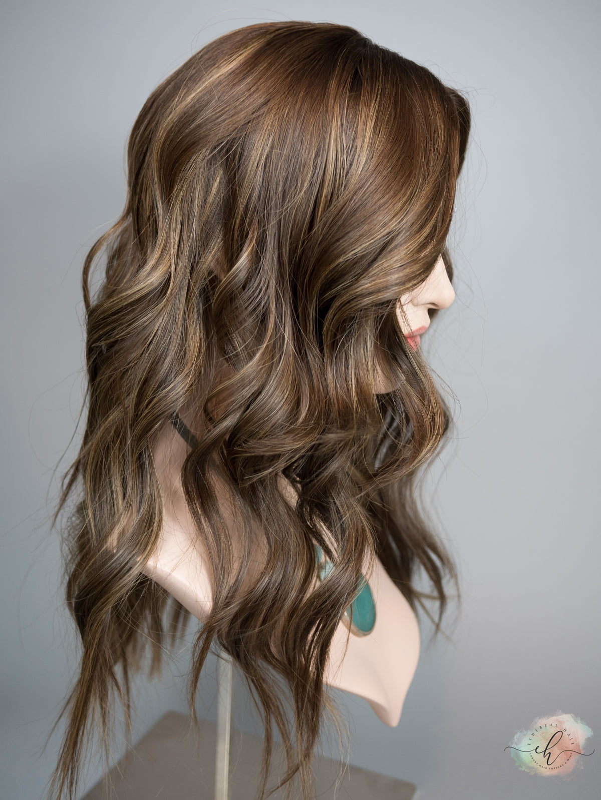 &quot;LENORA&quot; Premium Topper: Silk Top, 9x9, 23&quot;, Fully Handtied