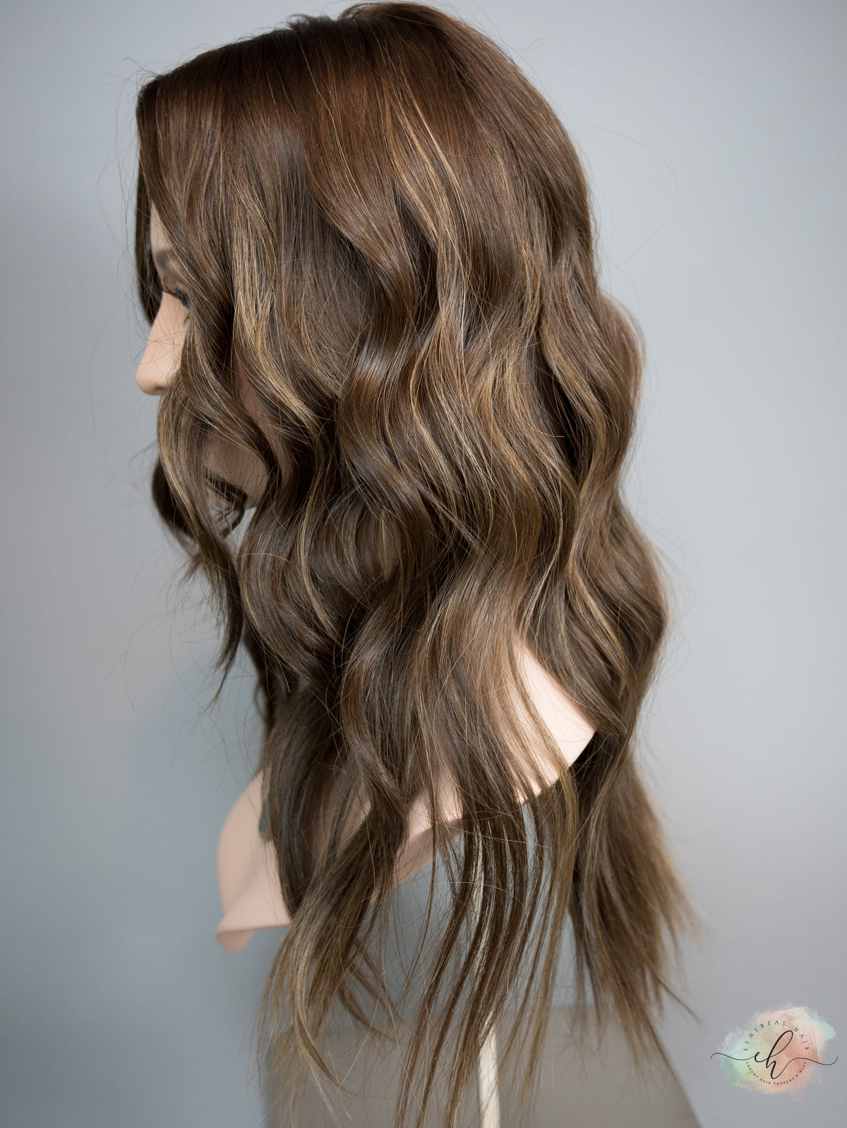 &quot;LENORA&quot; Premium Topper: Silk Top, 9x9, 23&quot;, Fully Handtied