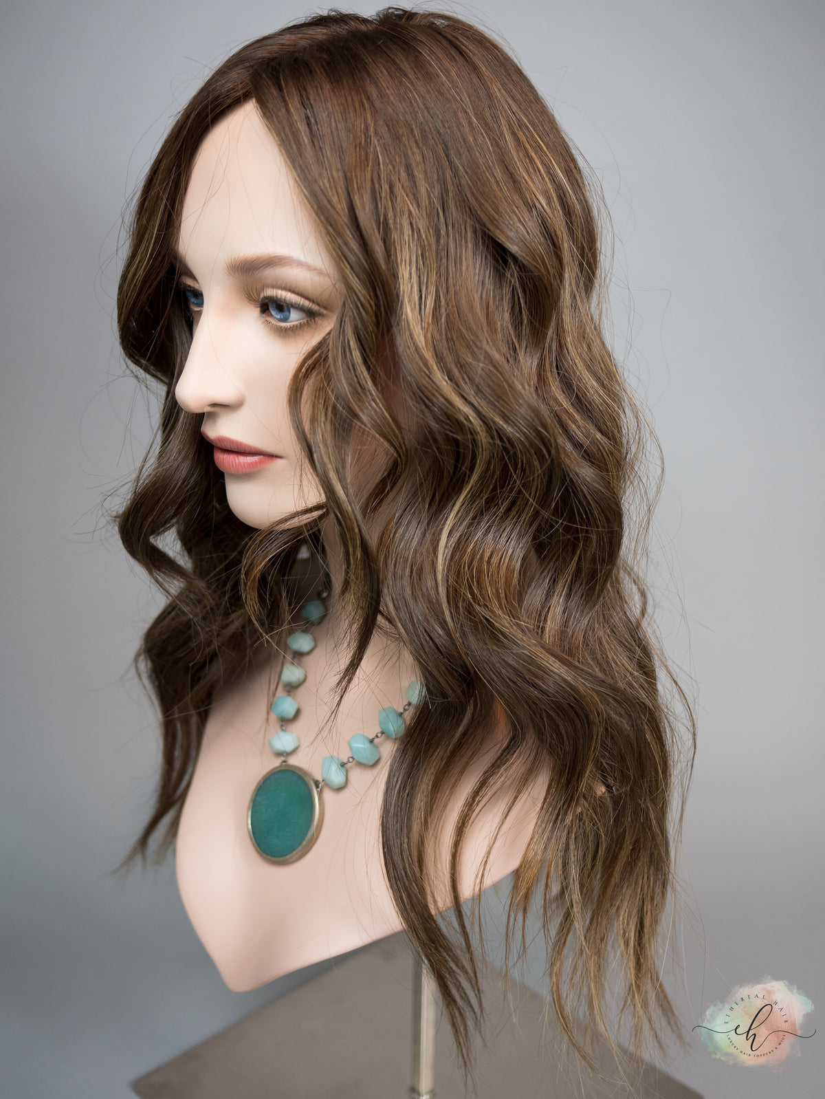 &quot;LENORA&quot; Premium Topper: Silk Top, 9x9, 23&quot;, Fully Handtied